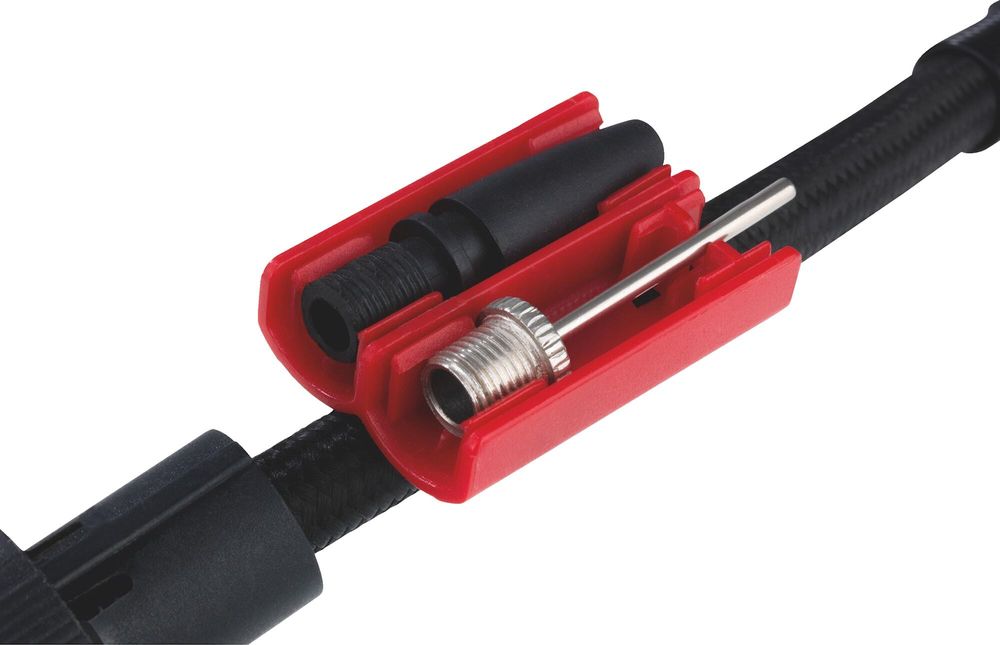 EASYmaxx Akku-Handkompressor mit LED-Beleuchtung - blau/schwarz