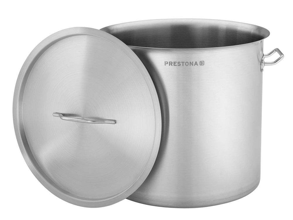 TECHNICA Hoher Topf 36L | 36 cm | Edelstahldeckel | Edelstahl Induktion Kochtopf