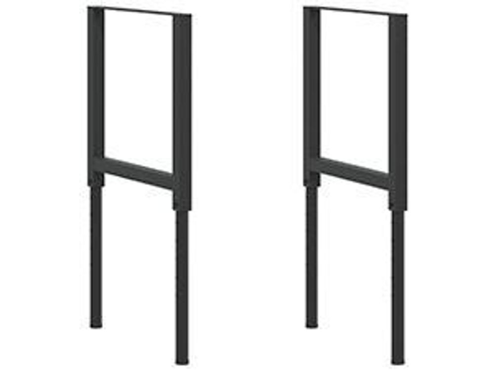 vidaXL Werkbankgestell Verstellbar 2 Stk. Metall 55x(69-95,5) cm