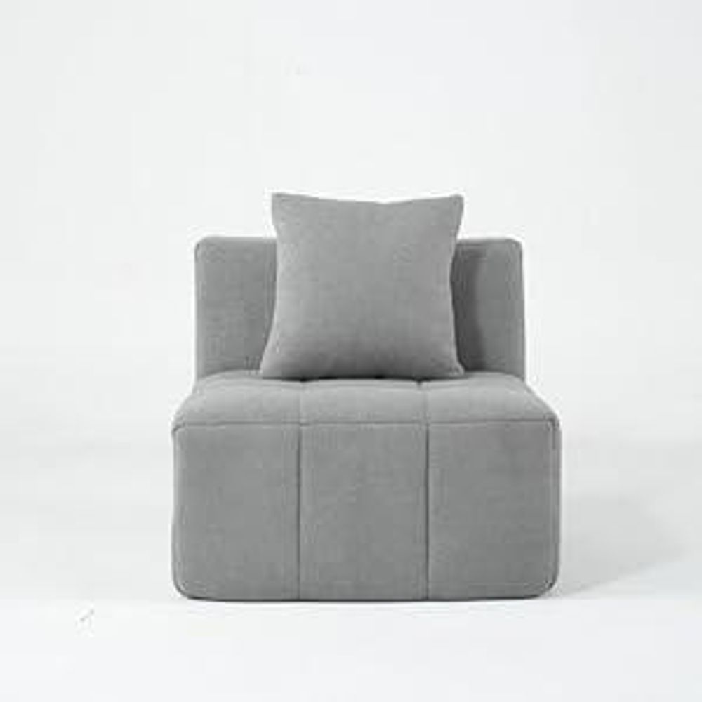 MILYSOFA SOFAMOUS 4-Sitzer-Modul-Ecksofa mit Chaiselongue, sandbeiger Chenille-Stoff