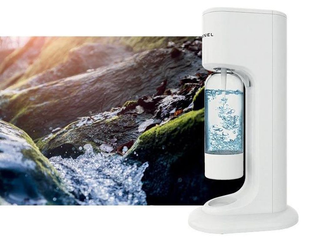 SpinelSoda Flasche für Wassersprudler 1L Weiß BPA-frei Ersatzflasche Sprudlerflasche 1 Stück