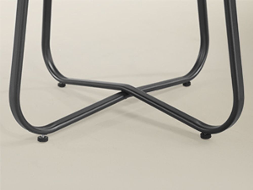 Songmics Gartenlounge-Set (3-tlg), Gartenmöbel-Set, Balkonmöbel, 2 Schaukelstühle mit Tisch
