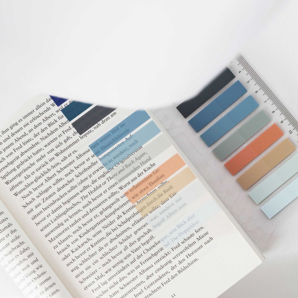 Turquoise Sticky Note Ordinate-Turquoise Sticky Notes | Sticky Tabs | Haftnotizen