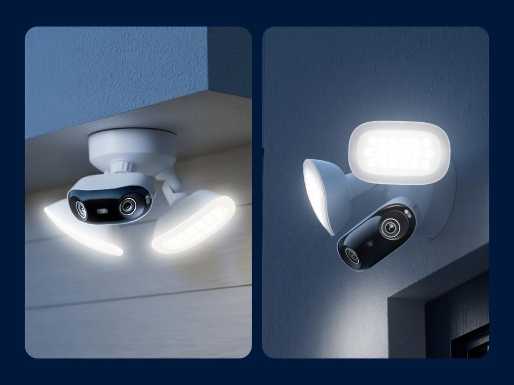 Reolink Elite Pro Floodlight PoE, 16MP 180° PoE Dual-Objektiv Flutlicht überwachungskamera Outdoor, 2800 Lumen, KI-Videosuche, Smart-Erkennung