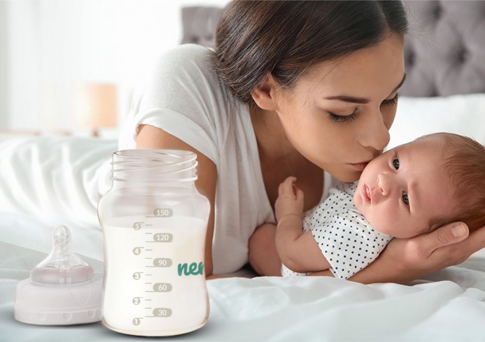 Neno Bottle 150 ml – butelka dla noworodków kompatybilna z laktatorami Neno