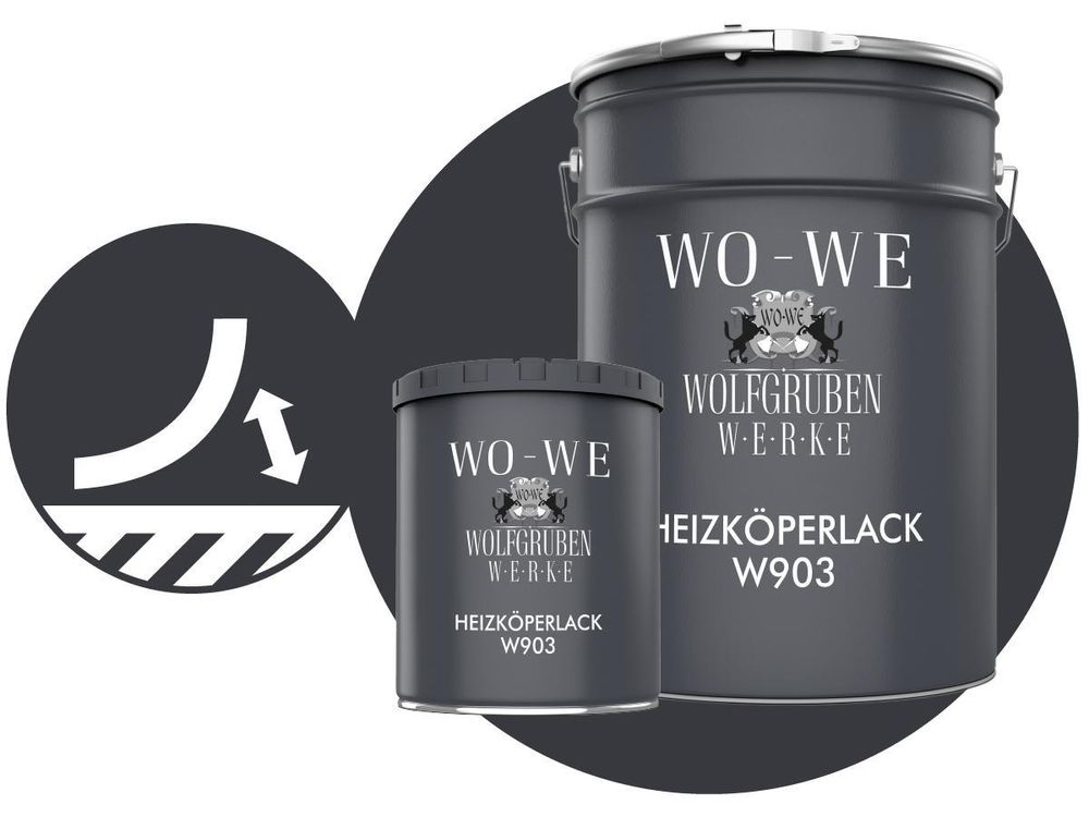 Heizungsfarbe W903 e Haftung