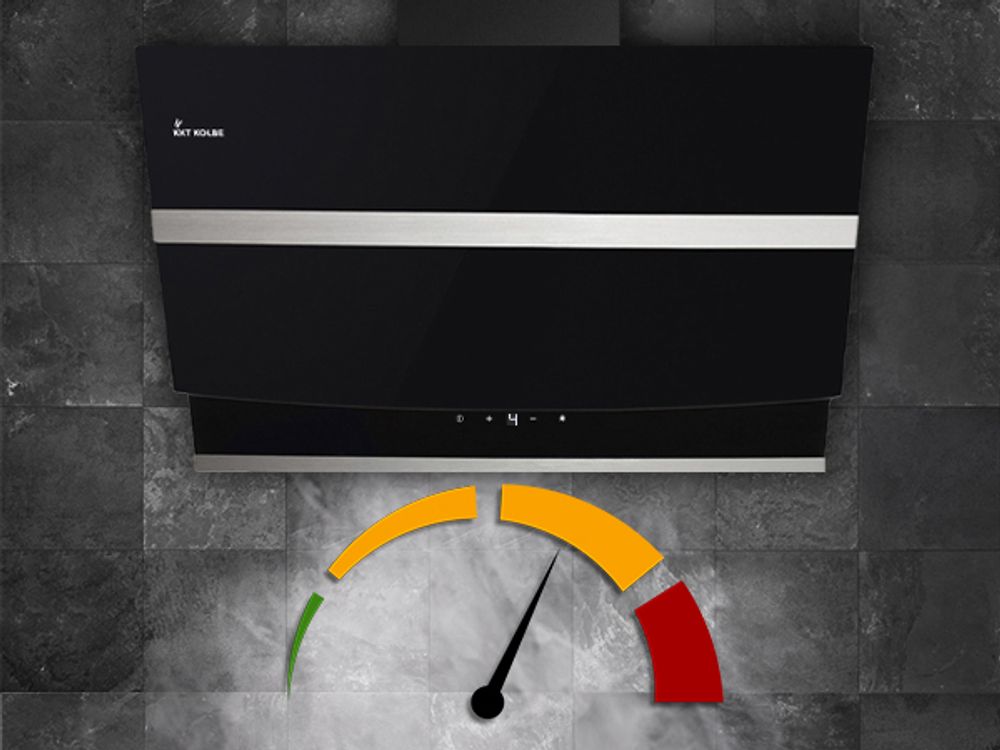 4 Leistungsstufen der Wand-Dunstabzugshaube HERMES809HC
