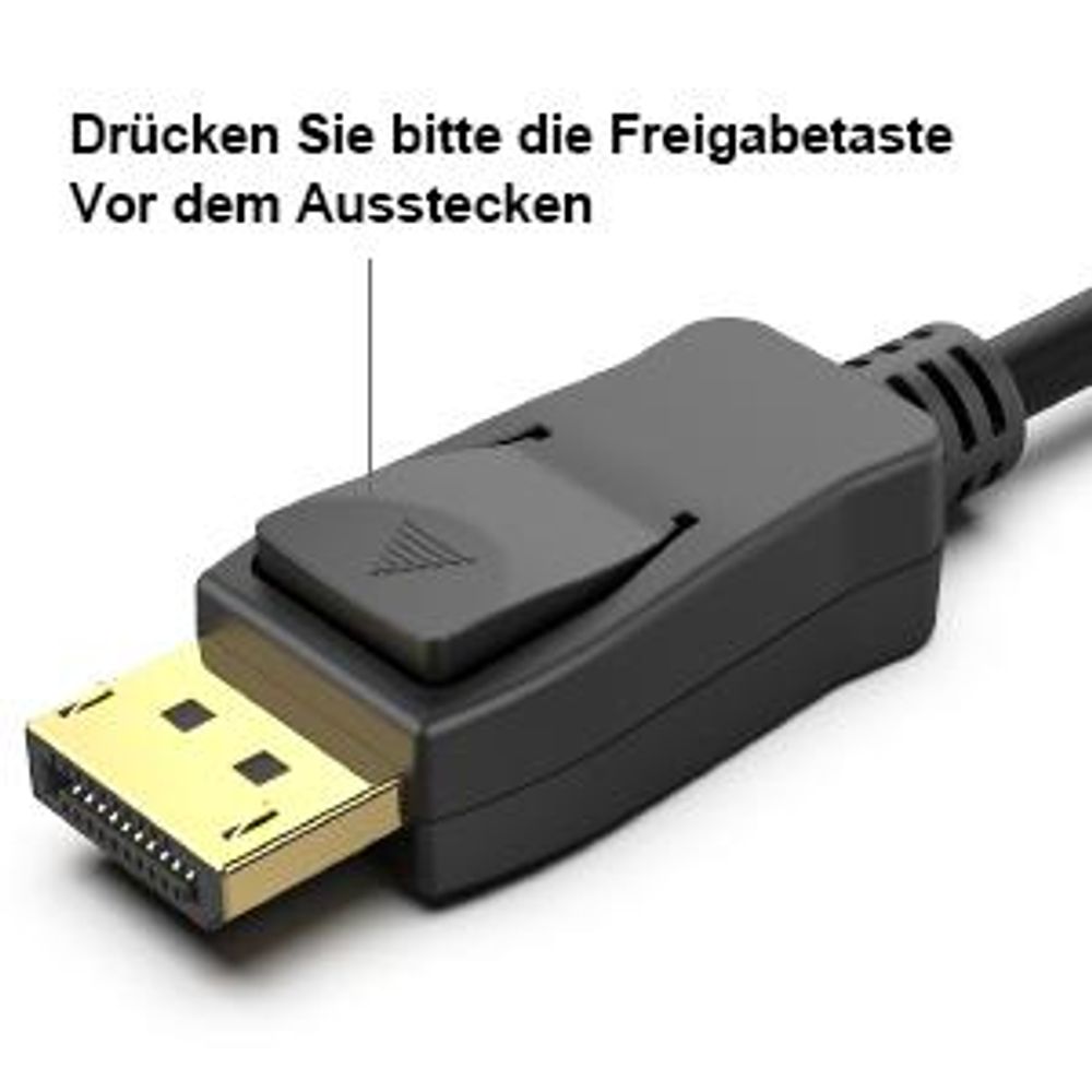 BENFEI Kabeladapter 4K DisplayPort auf HDMI Kabel 1,8M, DP 1.2 zu HDMI 1.4