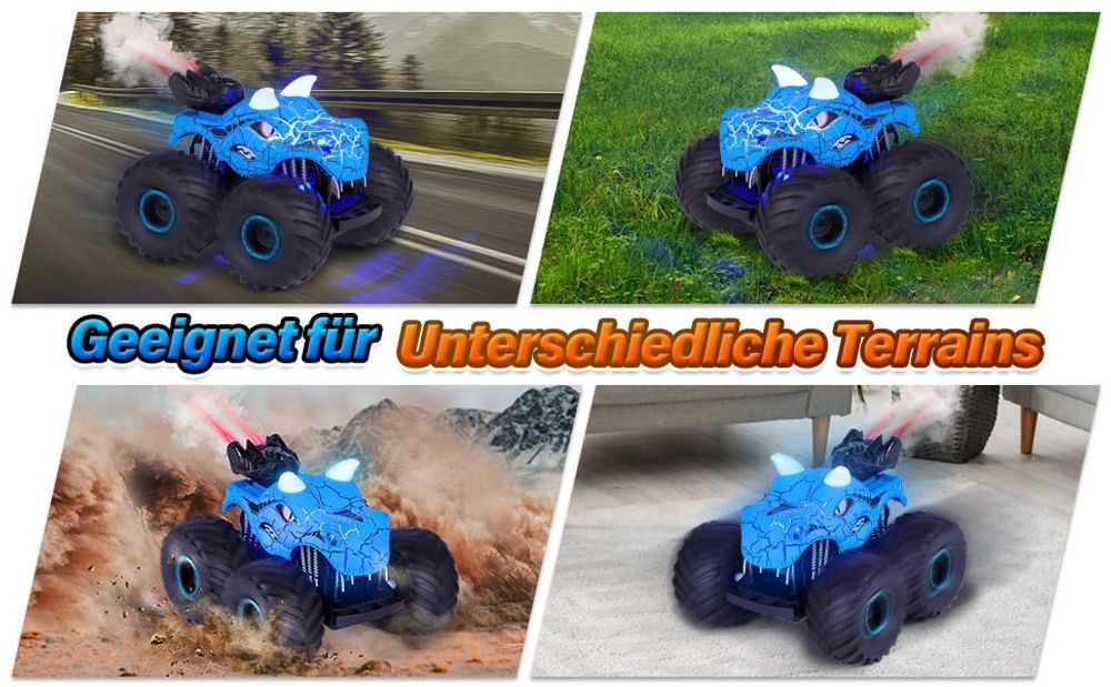 Spray, Licht und Sound