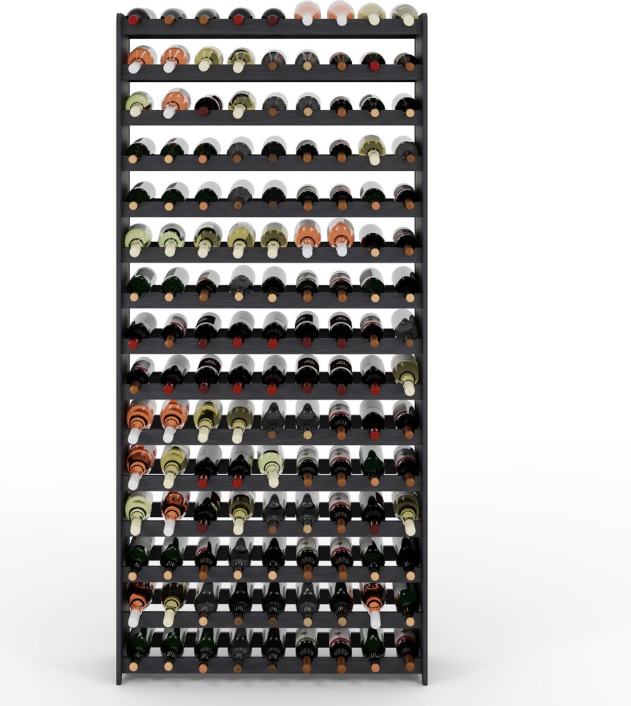 Flaschenregal Weinschrank Weinständer Weinregal für Flaschen RW-3-91 Anthrazit  LENMAR