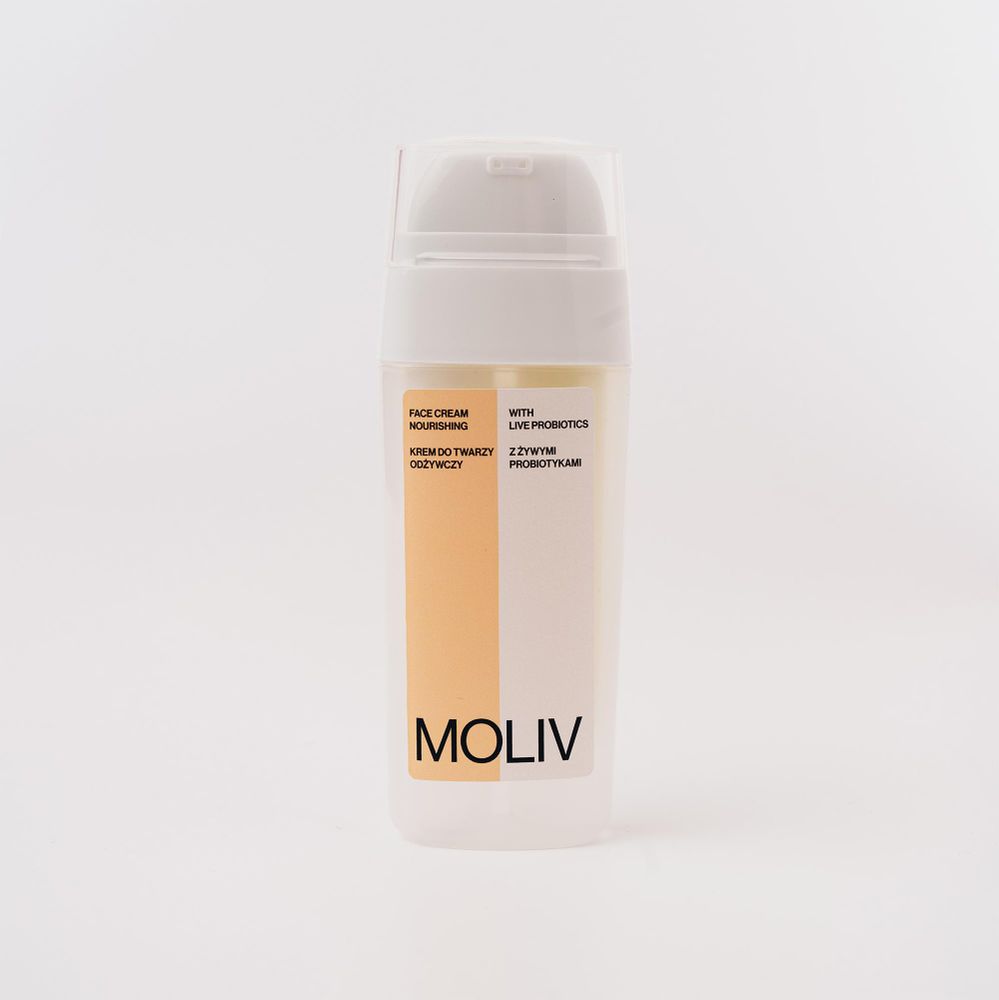 MOLIV Gesichtscreme mit lebenden Probiotika. Nährstoffreich 30ml