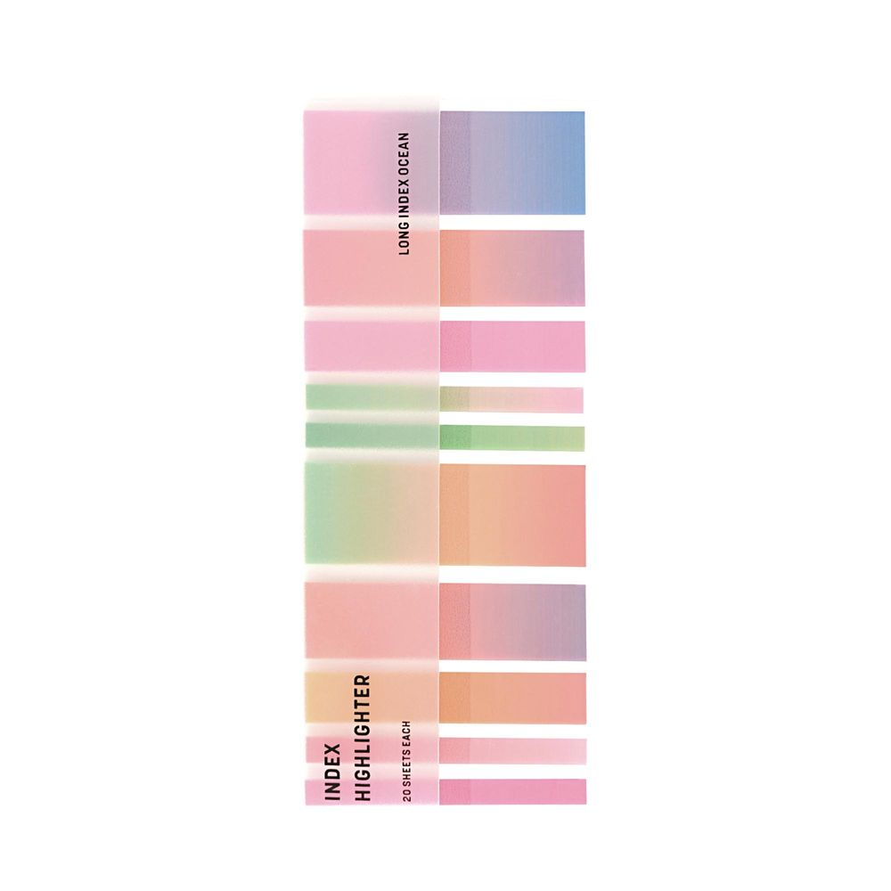 Ordinate-Rosendämmerung Farbenrauch Lange Sticky Notes | Haftnotizen Tabs | Streifen zum highlighten | Textmarker | Lesezeichen