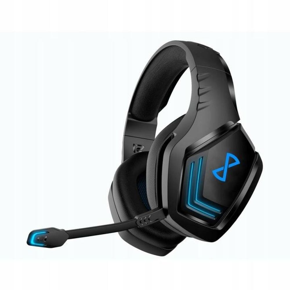 Cuffie Gaming Wireless Forever Bluetooth 5.0 – Illuminazione RGB, comandi integrati, autonomia di 12 ore, cuffie stereo LED con microfono per laptop