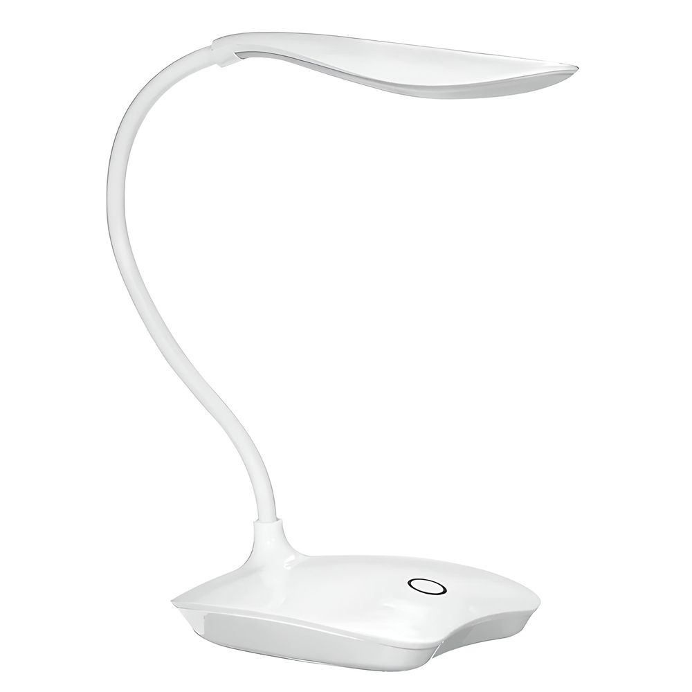 Schreibtischlampe LED Tischlampe mit Touch Dimmbare 3 Helligkeits Schreibtischleuchte Leuchte Büro Helligkeitsstufen Nachttischlampe Lesen Weiß Retoo