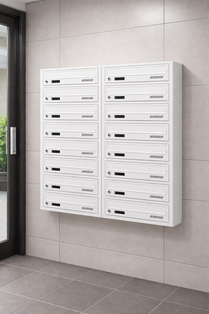 Briefkasten systeme 16 fachern