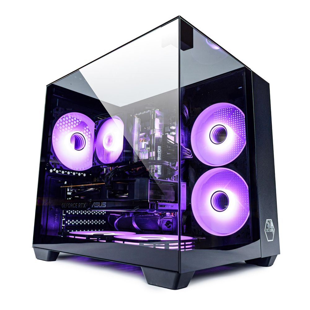 VENOM Black Gaming PC, Luftkühlung, ARGB, WLAN+ Bluetooth, mit Intel®, 32 GB RAM, 240 GB SSD, AMD RX 570 8GB, Win 11 Pro