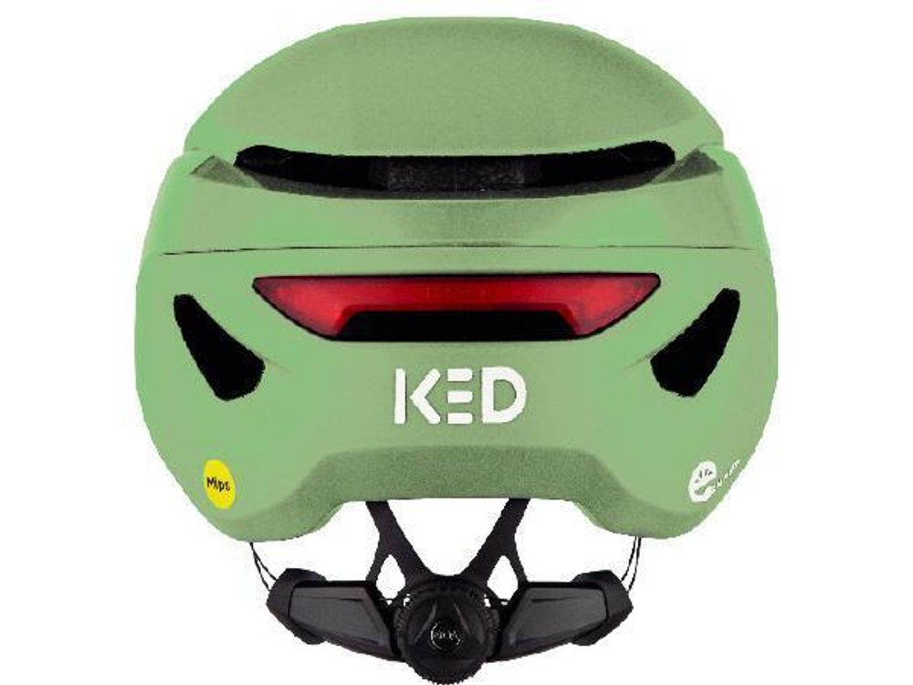 KED Mitro UE-Kollektion 25/26 Helm Für E-Bike, City & S-Pedelec | Fahrradhelm Mit MIPS & 180 Grad LED Farbe: Black Matt Größe: 58-61 (L)