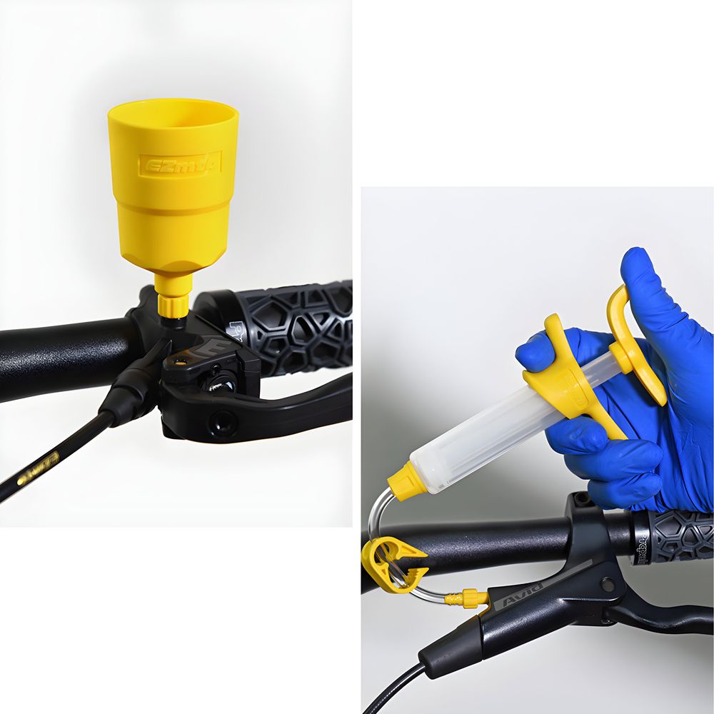 Entlüftungssatz Bleeding Kit 30-teilig Edge für Shimano Magura Bremsen mit M7 Adapter Anschlussstück Scheibenbremsen-Entlüftungssatz Retoo