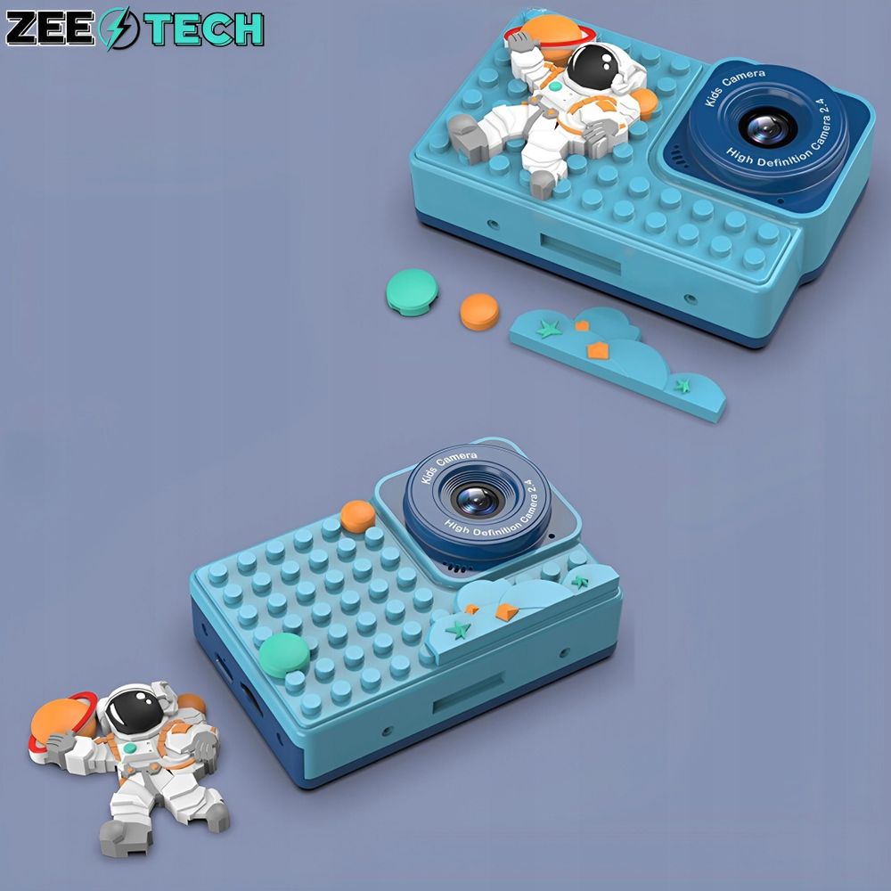 Digitale Kinderkamera 40Mp Selfie-Kamera Spiele + 32Gb Karte