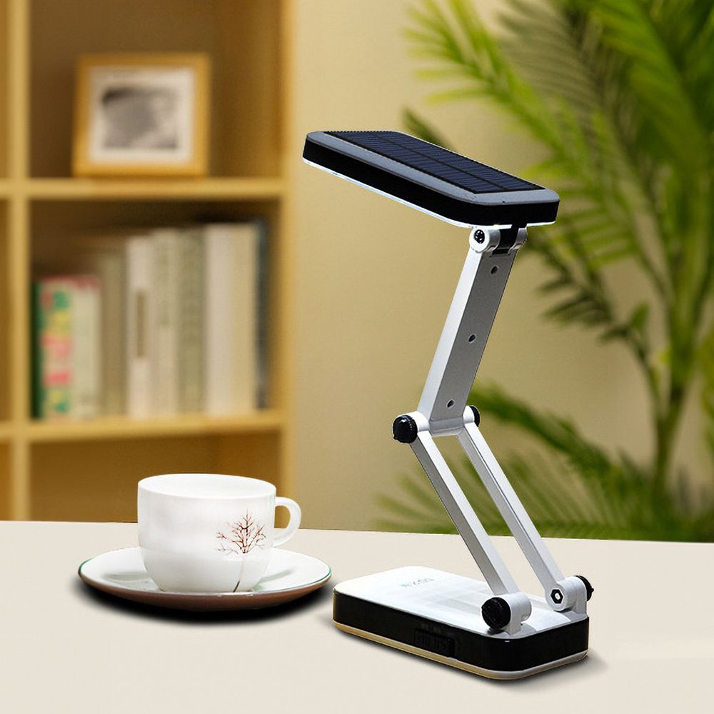 Schreibtischlampe LED Designer SMD Faltbare Tischlampe Schreibtischleuchte 5W Einstellbarer Lichtintensität Dimmbare Lampe Bürolampe Weiß Retoo