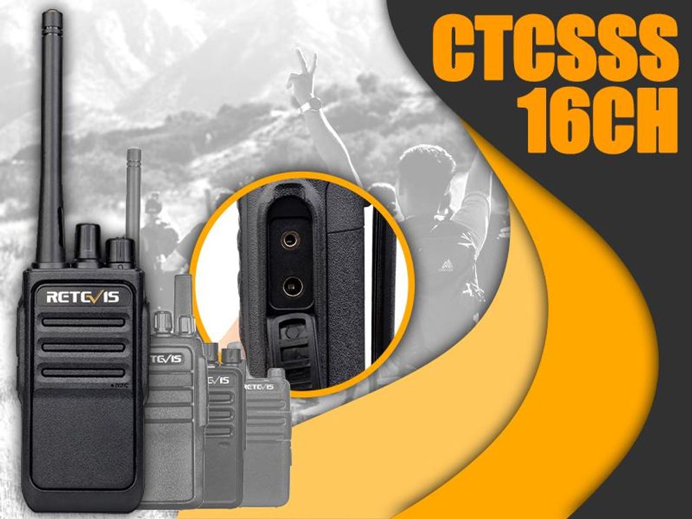 Retevis RT617 Funkgerät, Lizenzfrei Walkie Talkie, Notfall Funkgeräte, 16 Kanäle, CTCSS/DCS, VOX, SCAN, Wiederaufladbar Walkie Talkies Set für Schule, Sicherheit Outdoor(10 Stück, Schwarz)