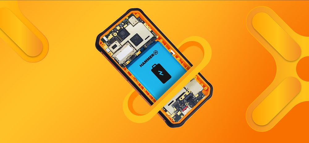 myPhone Hammer Energy X 14 cm (5,5") Dual SIM Android 12 4G USB Type-C 4 GB 64 GB 5000 mAh Schwarz