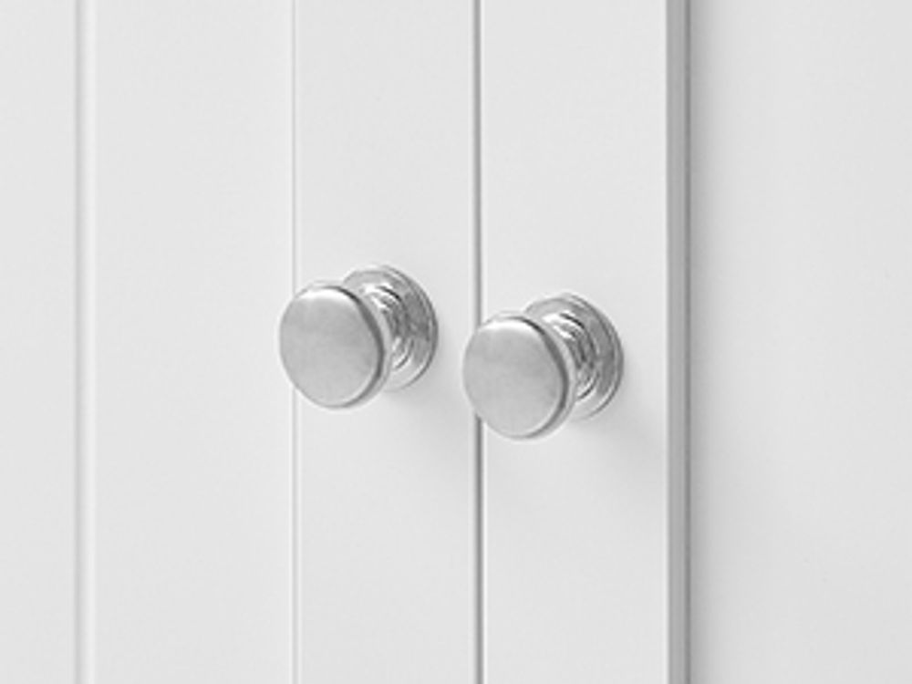 VASAGLE Badezimmerschrank, Badschrank mit 2 Türen, 2 verstellbare Eingeböden, 30 x 60 x 100 cm, Schrank für Esszimmer, Küche, Wohnzimmer