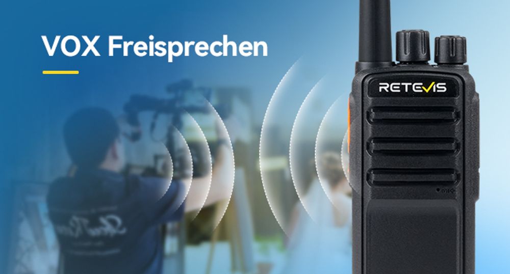 Retevis RB669 Freenet PMR446 Funkgerät, Funkgeräte Set RT24V 2.0, 16 Kanäle und 6 Freenet Kanäle, Deutsches Sprachsystem, VOX, Großer Reichweite