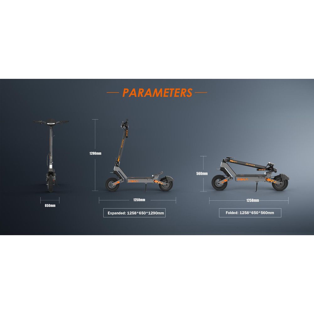 G2 Elektroroller für Erwachsene (es Modell 2026), All‑Terrain, 48V 15,6Ah, 10‑Zoll‑schlauchlose Reifen, max. Traglast 120 kg, IP54