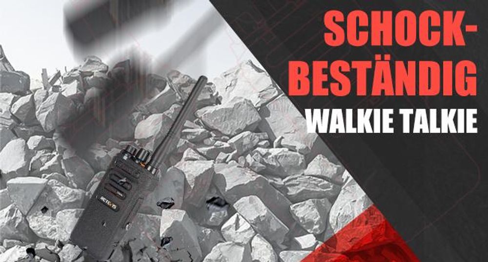 Retevis NR630 Professionelles Funkgeräte, Großer Reichweite Walkie Talkie, IP67 wasserdicht,2800 mAh,Gruppengespräch,für Amateurfunker, Logistik