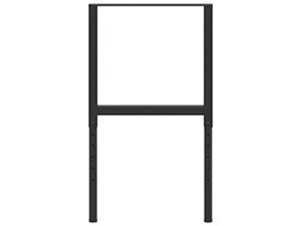 vidaXL Werkbankgestell Verstellbar 2 Stk. Metall 55x(69-95,5) cm