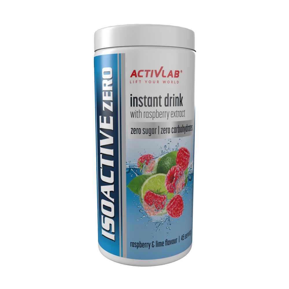 ISOACTIVE ZERO elektrolity bez cukru smak malina z limonką Activlab