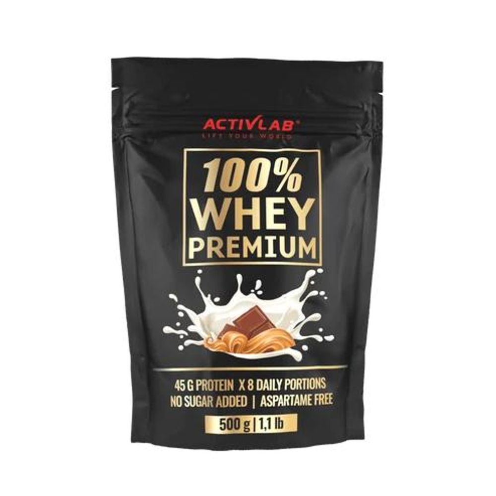 Activlab 100% Whey Premium 500 g, Erdnussbutter-Schokolade, Whey Protein Konzentrat WPC, Protein Shake, Muskelaufbau