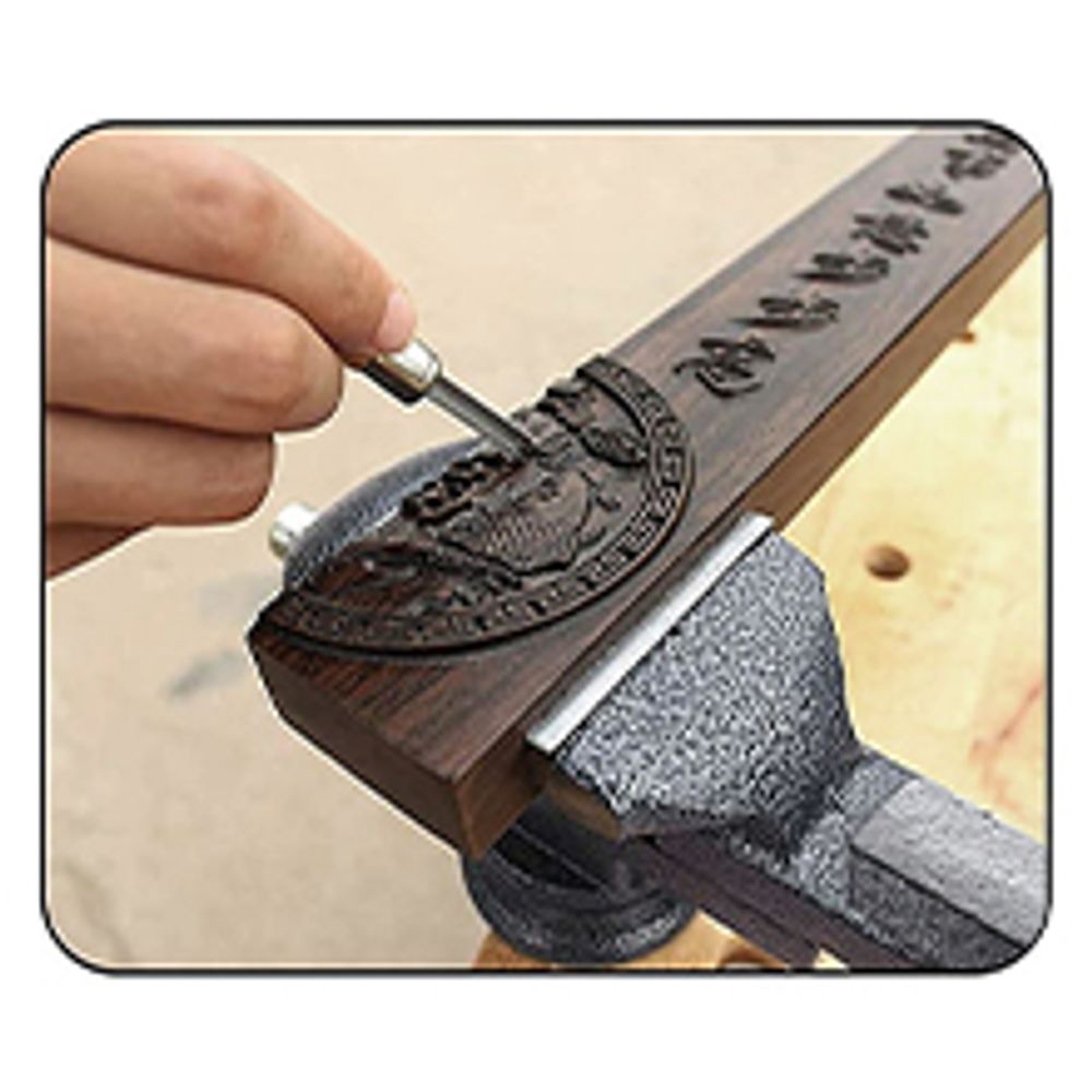 TEENO Schraubstock Drehbar, mit 360° Drehbarem Sockel, aus Gegossenem Stahl, 800 kg (Maulweite: 85mm)