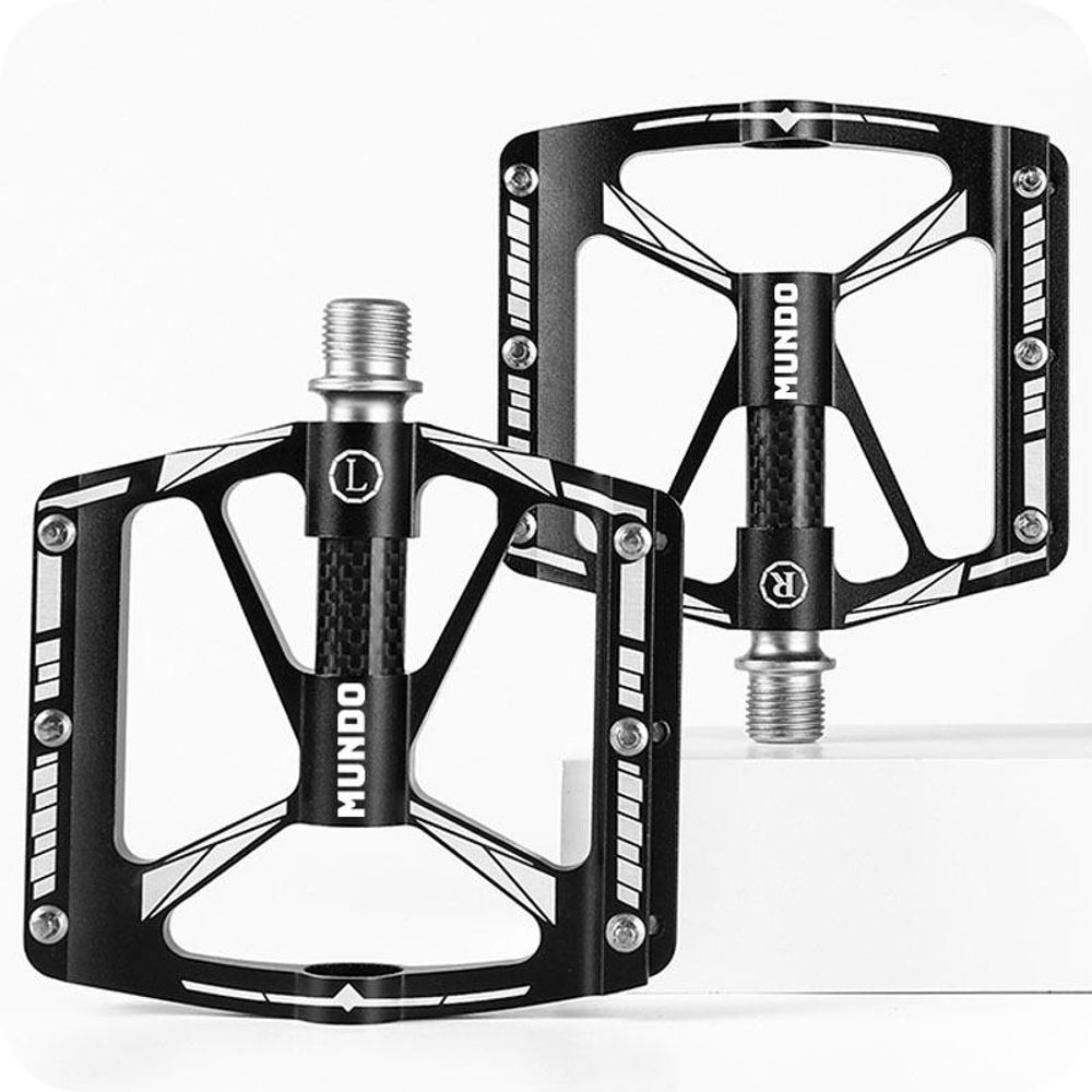MUNDO® Pedały rowerowe platformowe aluminiowe mtb uniwersalne