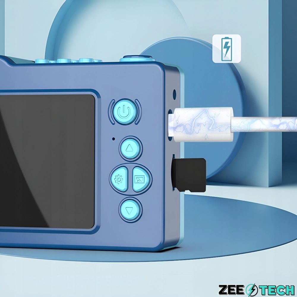 Digitale Kinderkamera 40Mp Selfie-Kamera Spiele + 32Gb Karte