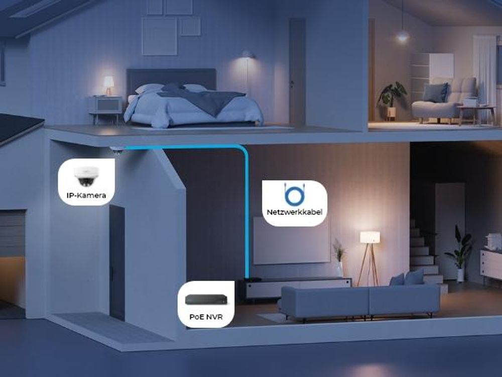 Reolink RLK8-520D4-A, 5MP PoE Überwachungssystem, 4X 2K+ 5MP PoE Überwachungskamera mit smarter Erkennung & 8CH 2TB PoE NVR für 24/7 Aufzeichnung