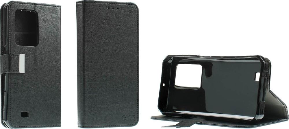 caseroxx Handy Hülle Tasche kompatibel mit Oukitel WP27 Bookstyle-Case Wallet Case – Frontalansicht