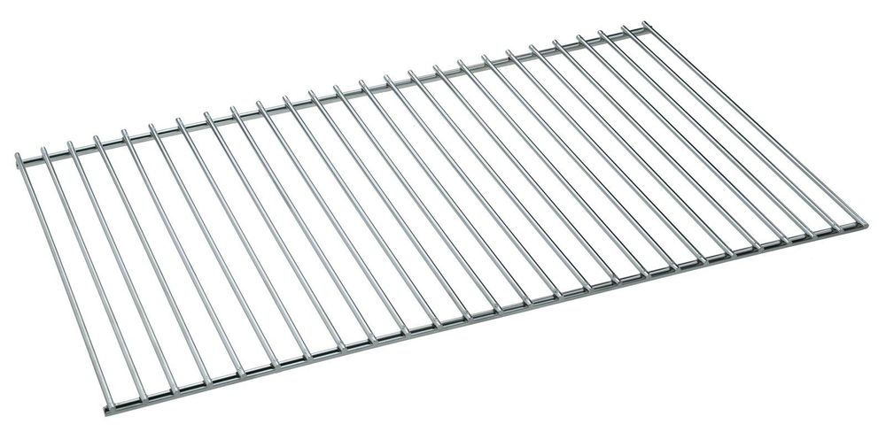 DEOS Universeller rahmenloser Grillrost aus Edelstahl 50 × 30 cm ohne Holzgriffe – Hauptansicht