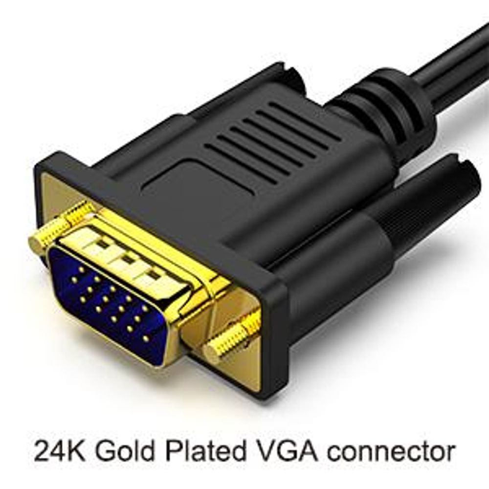 BENFEI Kabeladapter VGA auf HDMI Adapter mit Audio Konverter 1080p