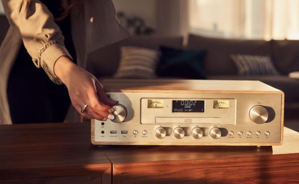 Imperial DABMAN280CDWDSI - All-in-One-Audiosystem mit DAB+/FM-Radio, Bluetooth®, CD-Player, USB und ASA-Funktion - Holz/Silber