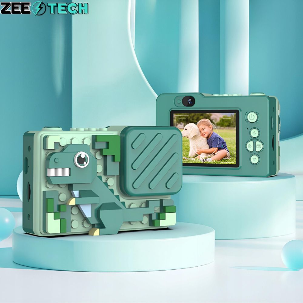 Digitale Kinderkamera 40Mp Selfie-Kamera Spiele + 32Gb Karte