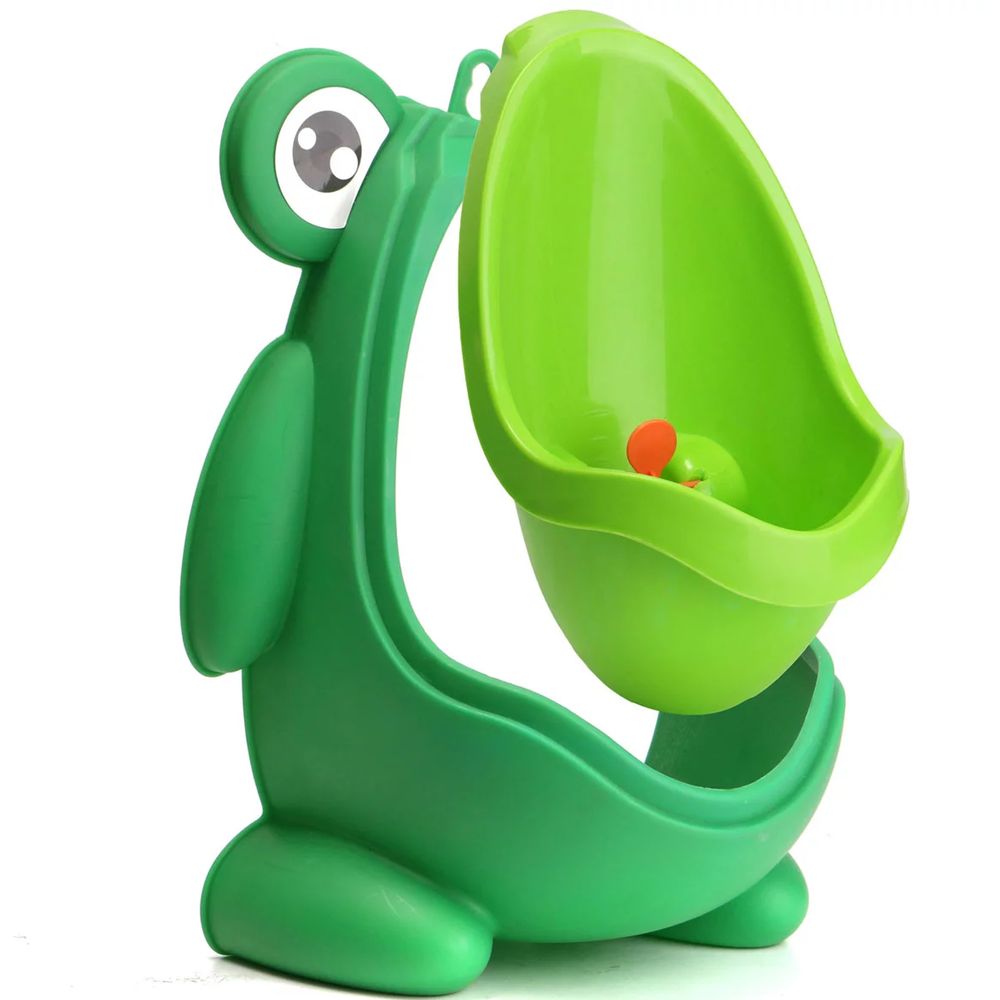 Urinal Töpfchen Toilette Frosch Aufstehen Pee Training für Jungen Kind Training Pee Pissoir Tragbare Kinder Toilette in Frosch-Form Grün Retoo