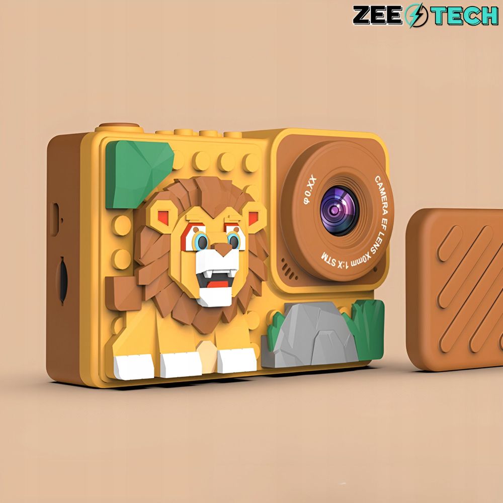 Digitale Kinderkamera 40Mp Selfie-Kamera Spiele + 32Gb Karte