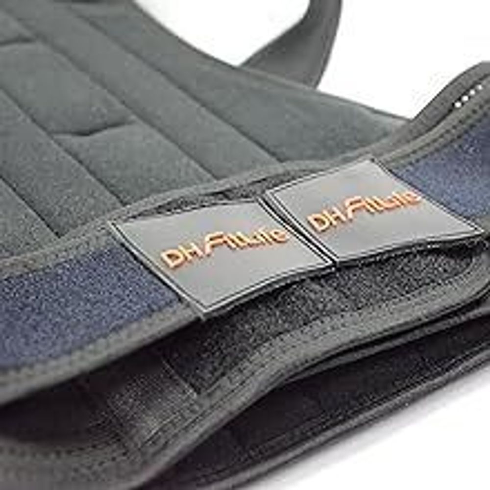 DH FitLife Haltungskorrektur | Rücken Geradehalter mit Taille | Haltungstrainer | Rückentrainer | Rücken & Schultergurt | Rückenstütze | Posture Corrector | für Damen u. Herren | M Taille 80-100cm