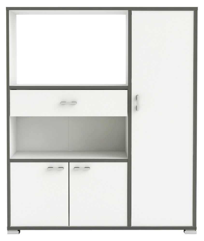 BUZZ Küchenbuffet von Preisbrecher – Buffet mit Mikrowellenfach und viel Stauraum