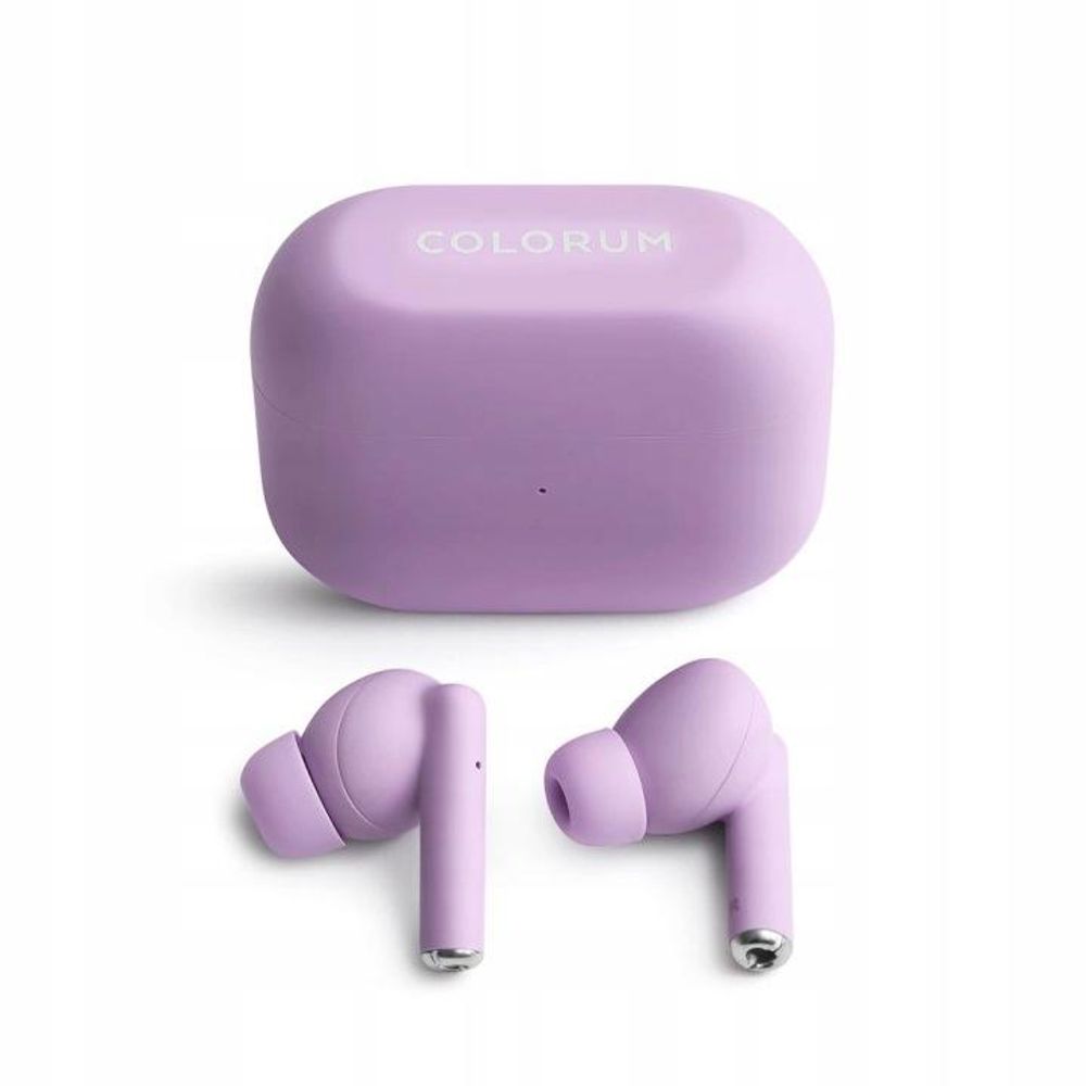 Forever COLORUM TWS, In-Ear Kopfhörer, Bluetooth 5.0, Kabellose, in Ear Kopfhörer Sport, USB-C, für Android und IOS, Lila