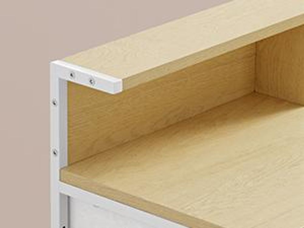 SONGMICS Kommode, Aufbewahrungsschrank mit 9 Schubladen und LED-Beleuchtung