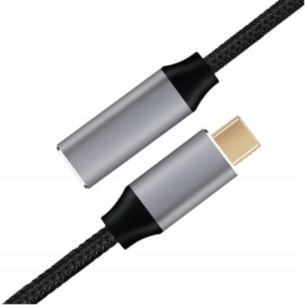 Przedłużacz - Kabel - USB-C 3.2 - Thunderbolt 3 4 - 100 W - 4k - 60 Hz - 10 Gb/s - 3 m - Audio i wideo