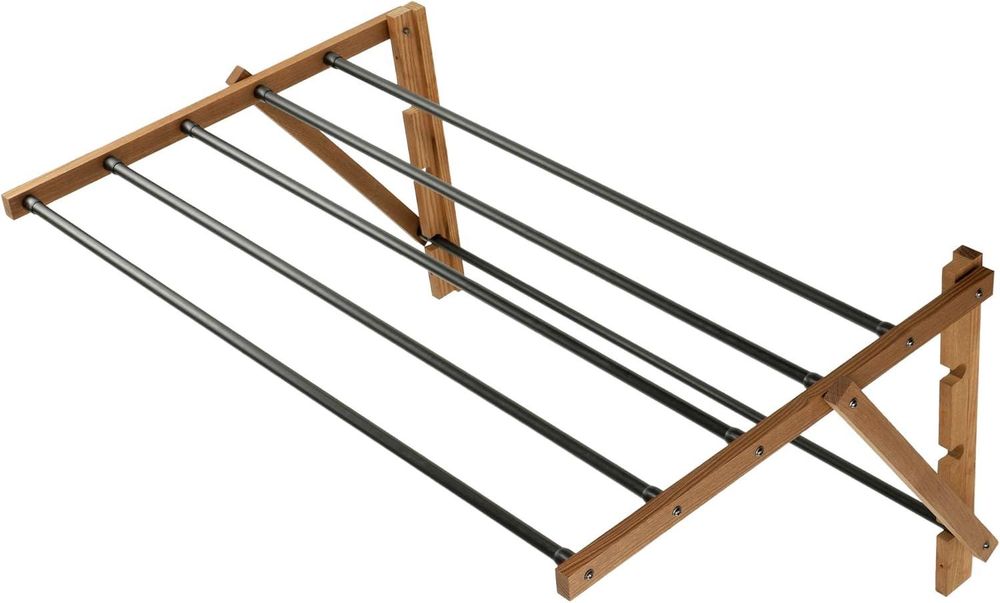 KADAX Faltbarer Trockner, Ausziehbarer Standtrockner, Ziehharmonika-Wäscheständer (53x85cm Wand)